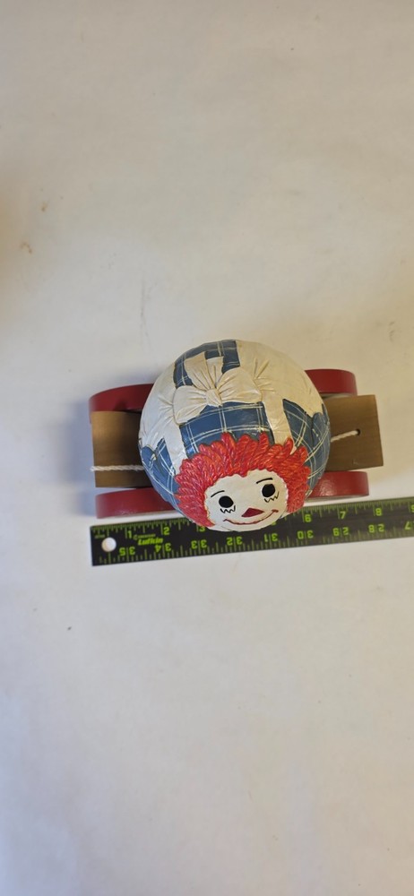 1991 Raggedy Anne Briere Pull Toy