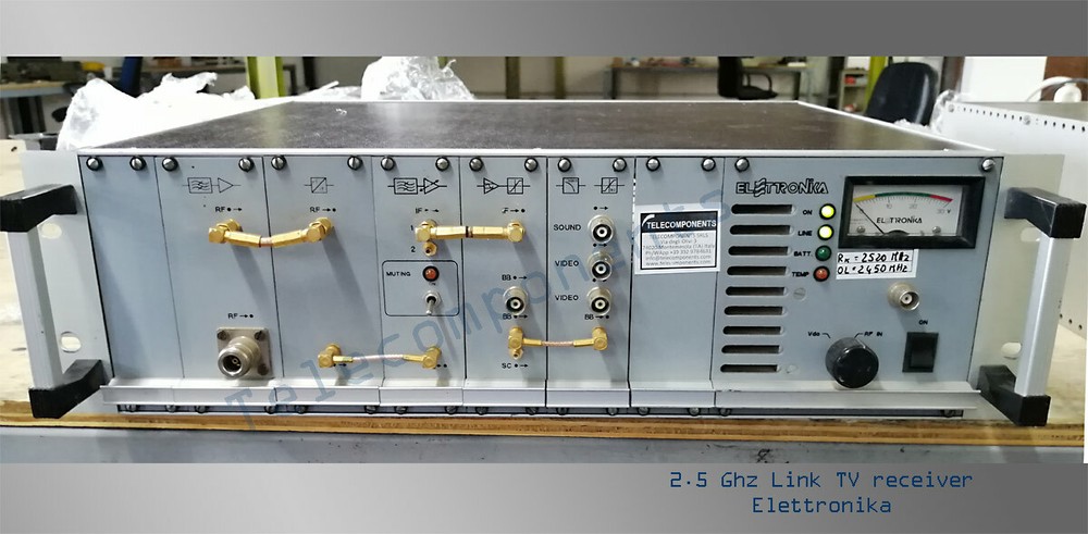 Long range TV link 2.5/2.4 Ghz professional 5 Watt Elettronika complete