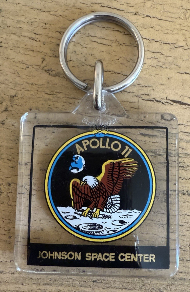 Apollo 11 Johnson Space Center Keychain