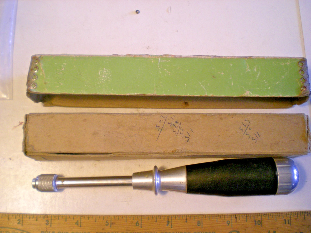 Yankee Push Drill No. 45Y With Box, Bits