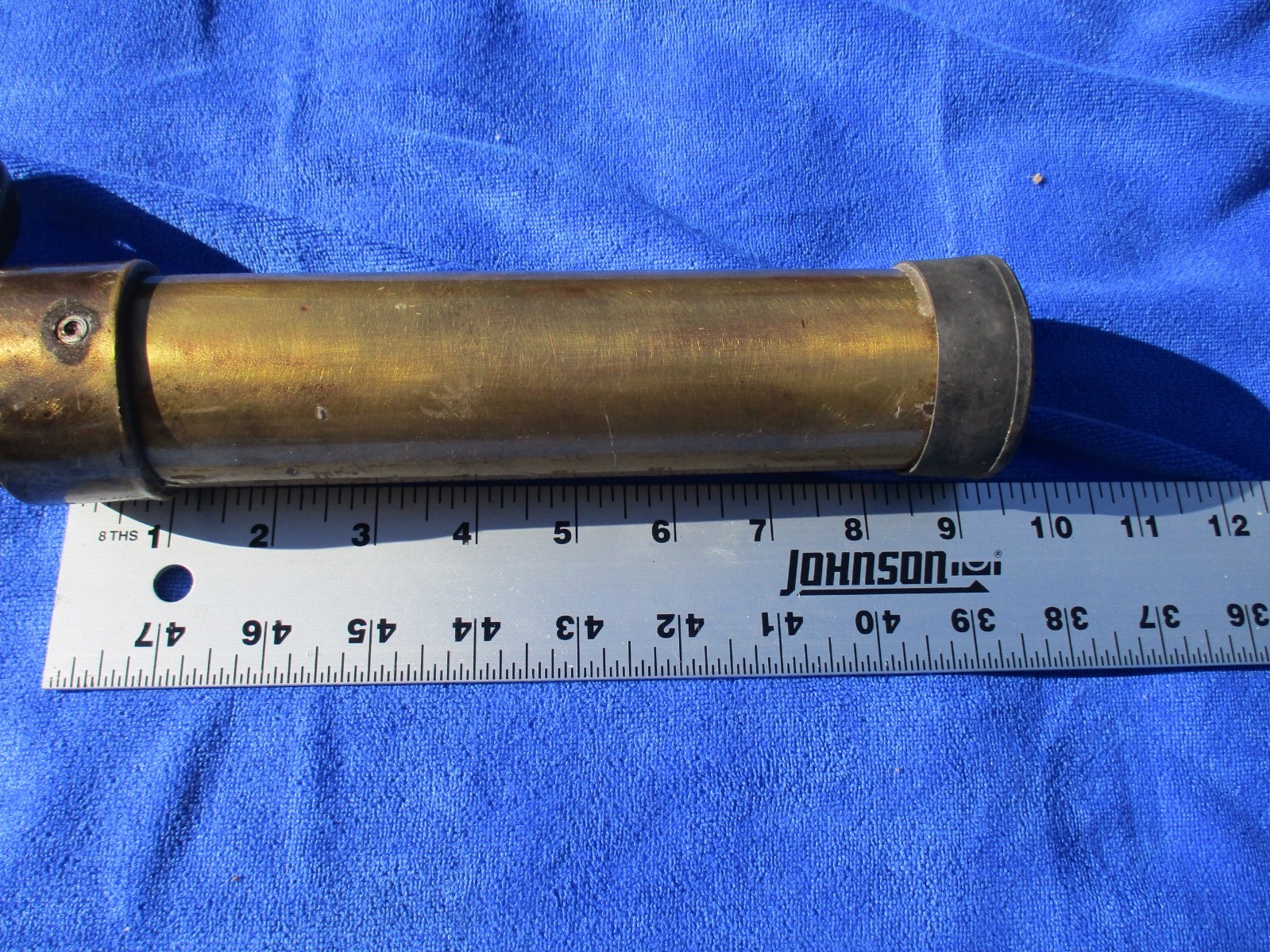 Pair of Bronze / Brass Outrigger Fishing Pole Holder Mounts