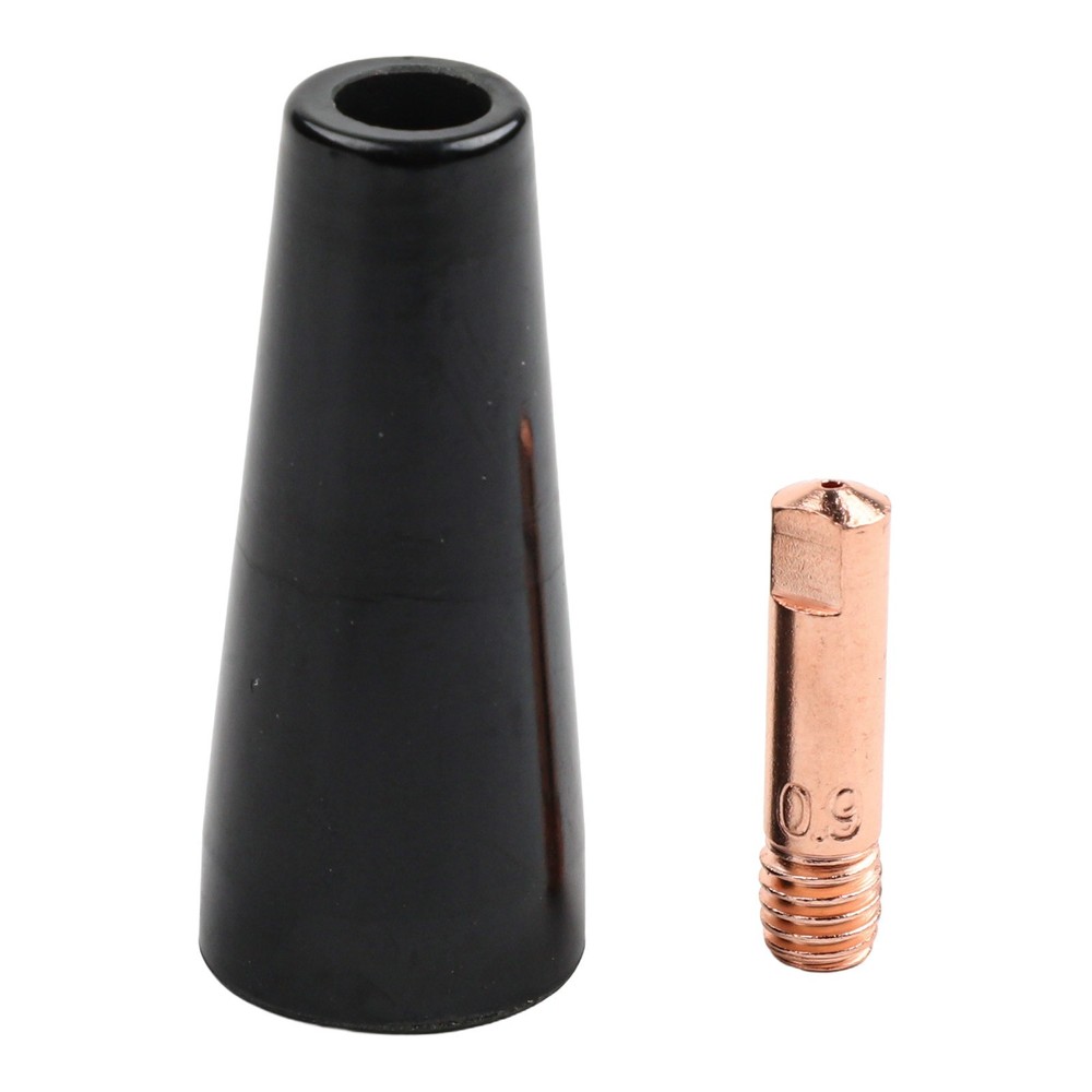 Welding Nozzle Tips Kit for MIG Machines with 10 Copper Conductive Tips