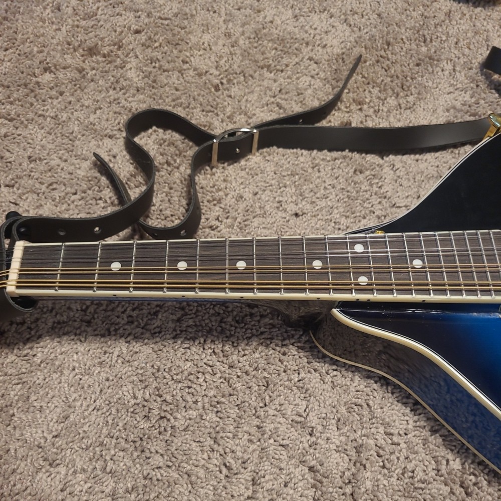 Washburn M1SDLTBL-A Mandolin with Case, 8 string