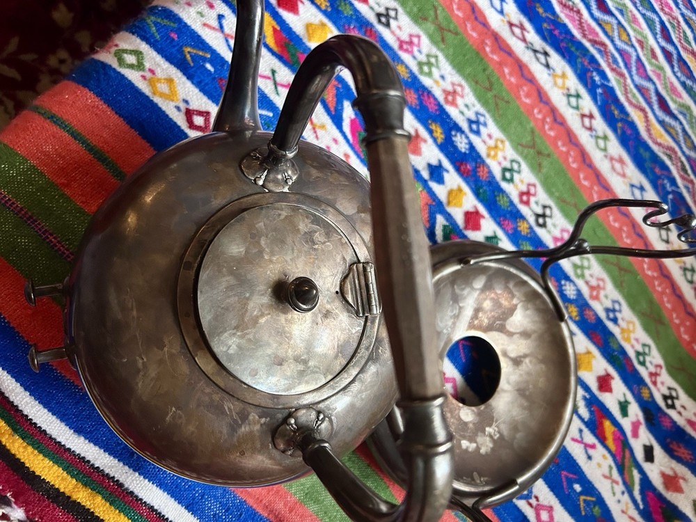 Antique Kettle With Burner