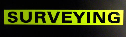 Surveying Fluorescent Self Adhesive sticker