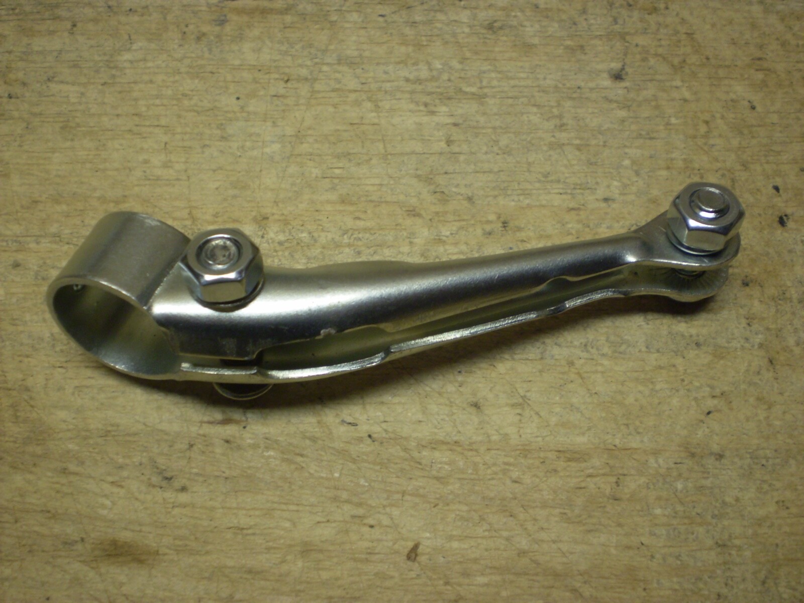 Vintage Bicycle Gooseneck Stem Mounted Light Bracket Clamp Monark Schwinn & NOS