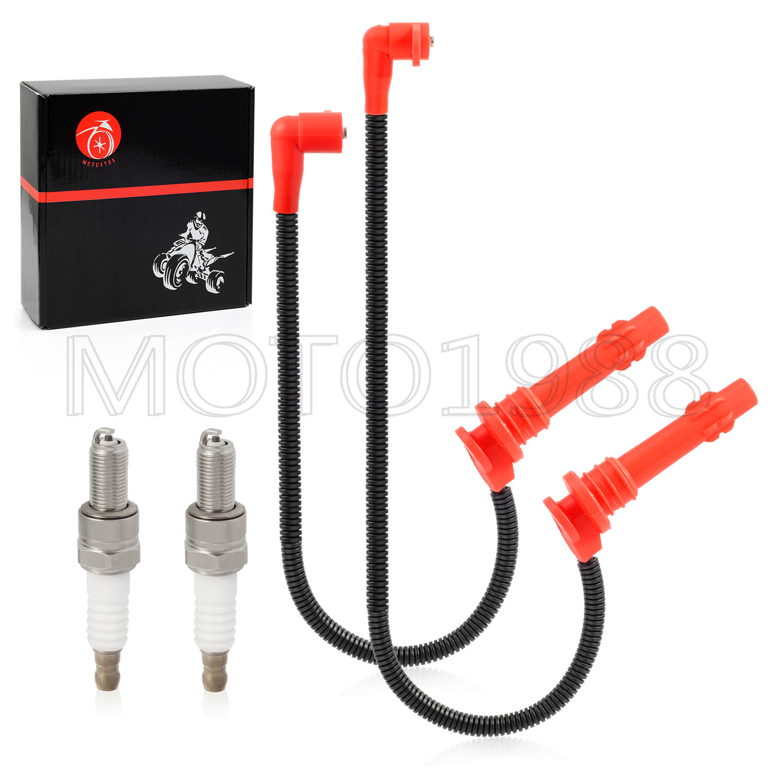 Spark plug & Wire Cap Assy for Polaris RZR XP 4 900 2011 2012 2013 2014 4012991