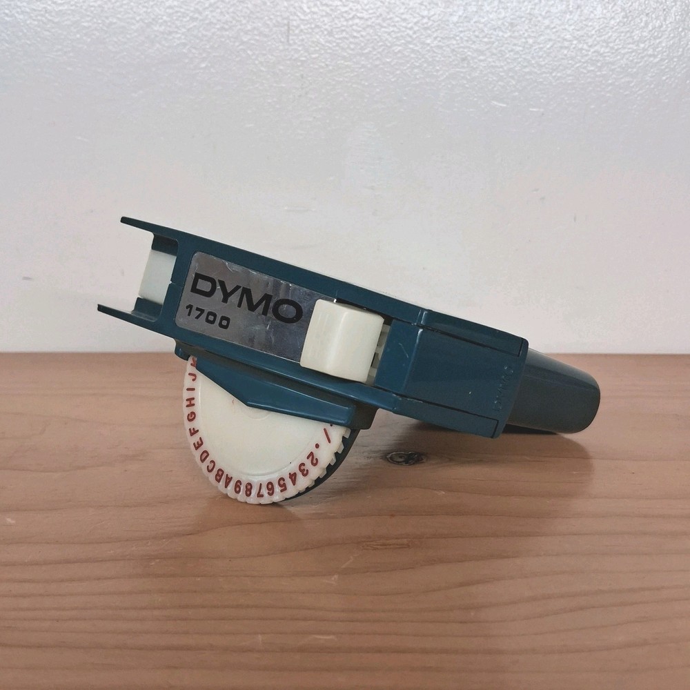 Vintage Dymo 1700 Label Maker Blue