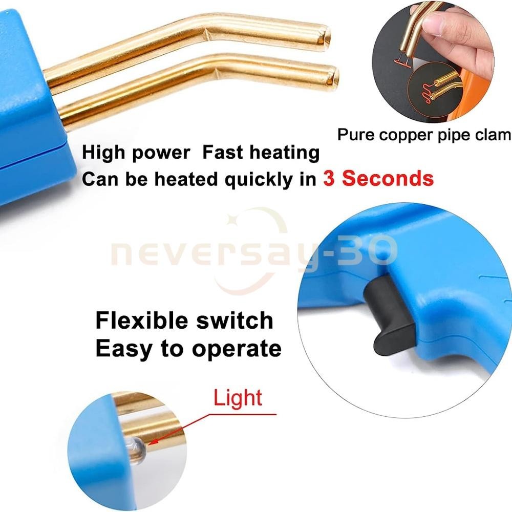 Hot Stapler Car Bumper Fender Welder Gun Plastic Repair Kit 1000 Staples New