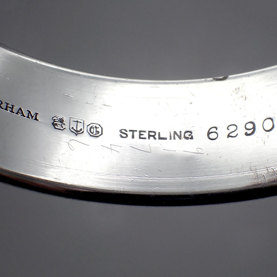 Gorham Napkin Ring Sterling Silver Mono Peggy