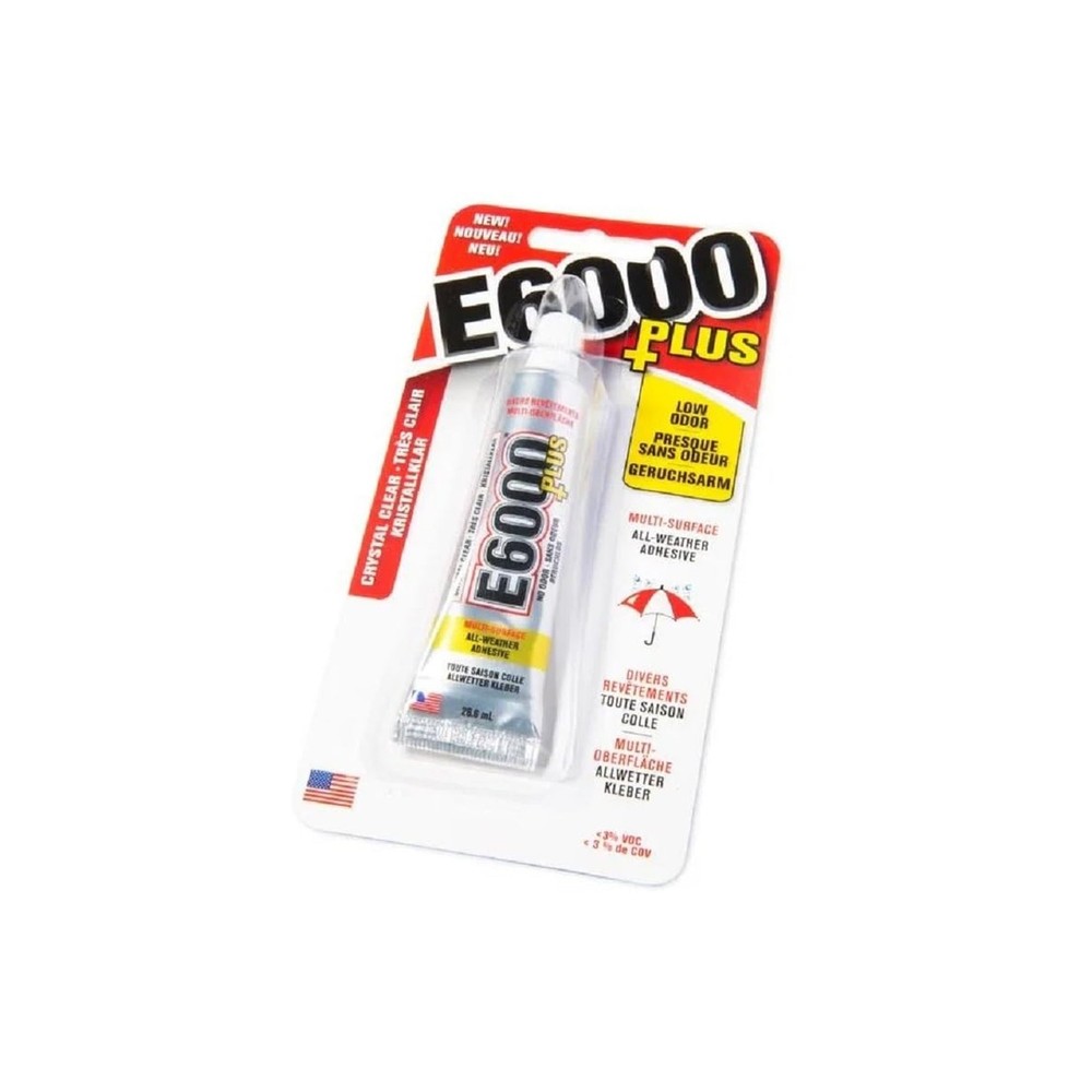 E6000 Eclectic 570110, Clear 0.9 Fl Oz E6000+Plus Multipurpose Adhesive