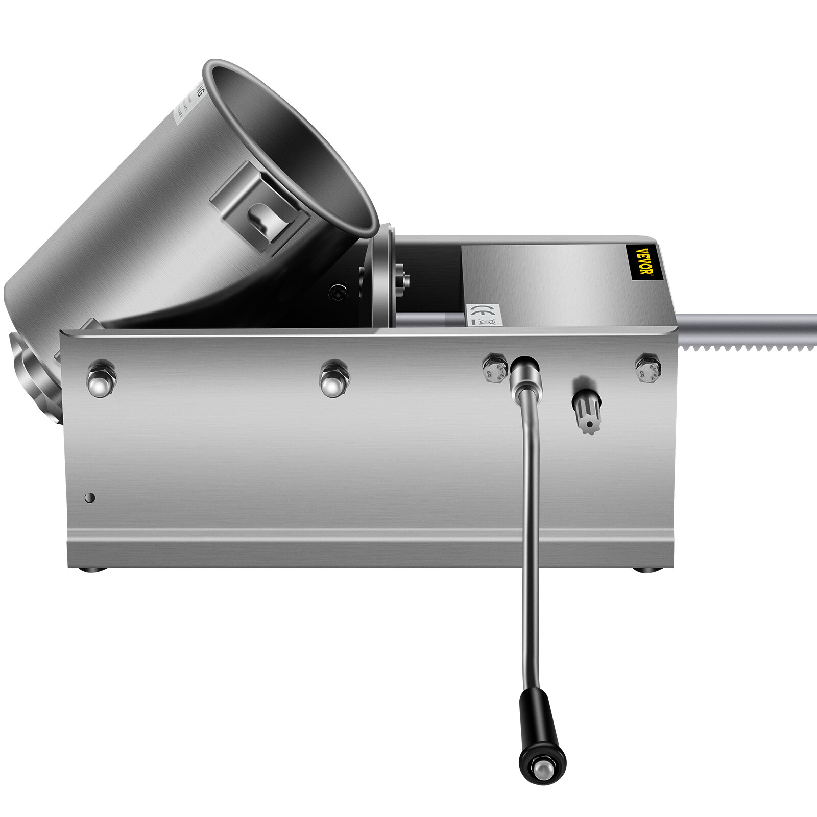 VEVOR 3L Horizontal Commercial Sausage Stuffer 2Speed Stainless Steel Meat Press
