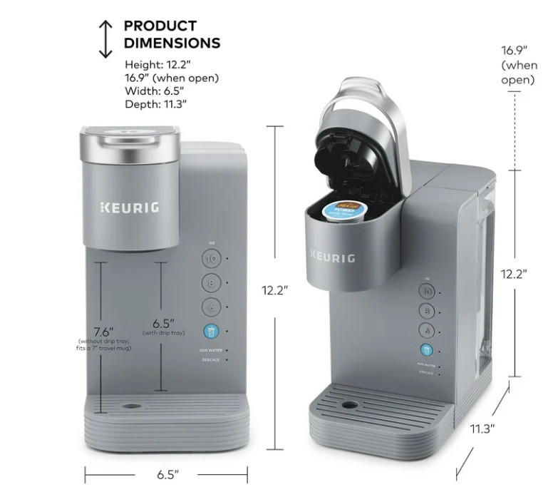 Keurig K-Express Essentials Plus Iced & Hot Coffee Maker - Read Deascription!