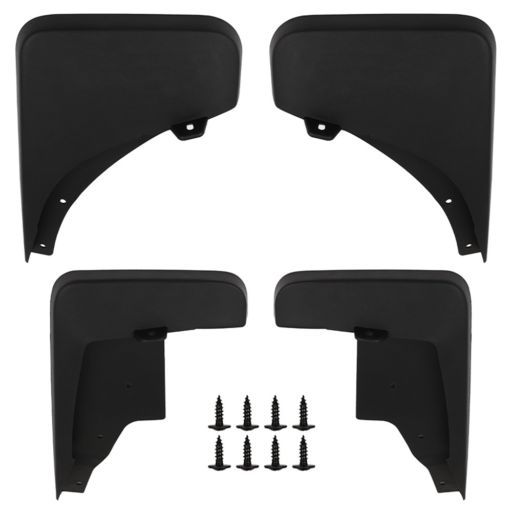 Front Rear Splash Guards Black Fits 2011-2016 Jeep Compass Mud Flaps 4PCS