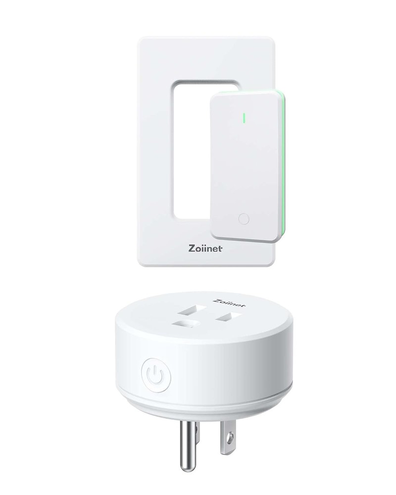2 Pack Remote Control Outlet Plug Switch, 15A, Programmable for Appliances