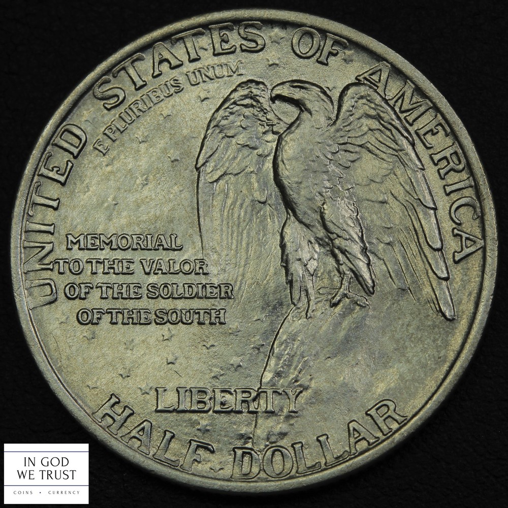 1925 Stone Mountain Commemorative Silver Half Dollar 50C (MS UNC)