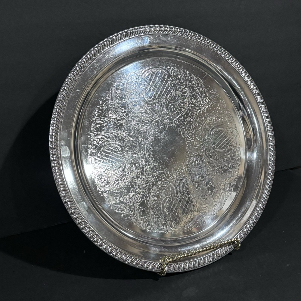 Leonard Silverplate Serving Tray