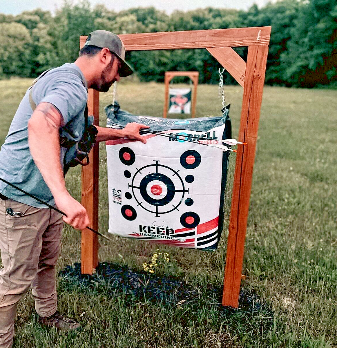 Morrell Keep Hammering Outdoor Range Archery Target Cameron Hanes Endorsed