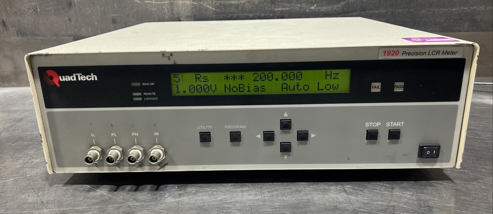 QUAD TECH MODEL 1920 PRECISION LCR METER. Used Surplus