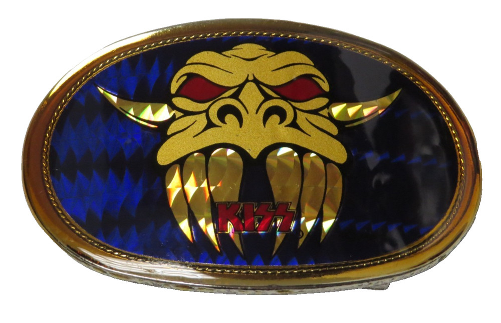 KISS GENE SIMMONS DEMON MONSTER BOOT PACIFICA BELT BUCKLE AUCOIN 1978
