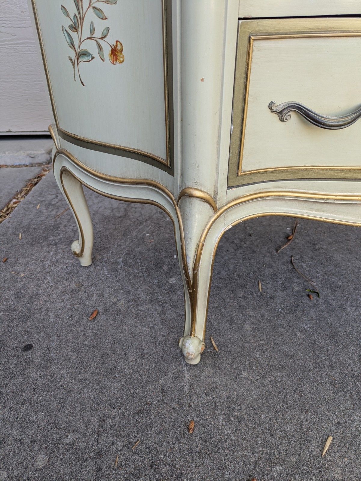 Vintage Drexel Touraine French Provincial Bachelor Dresser Chest of 3 Drawers