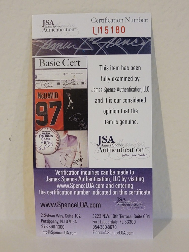 Steve Young Signed Baseball - JSA