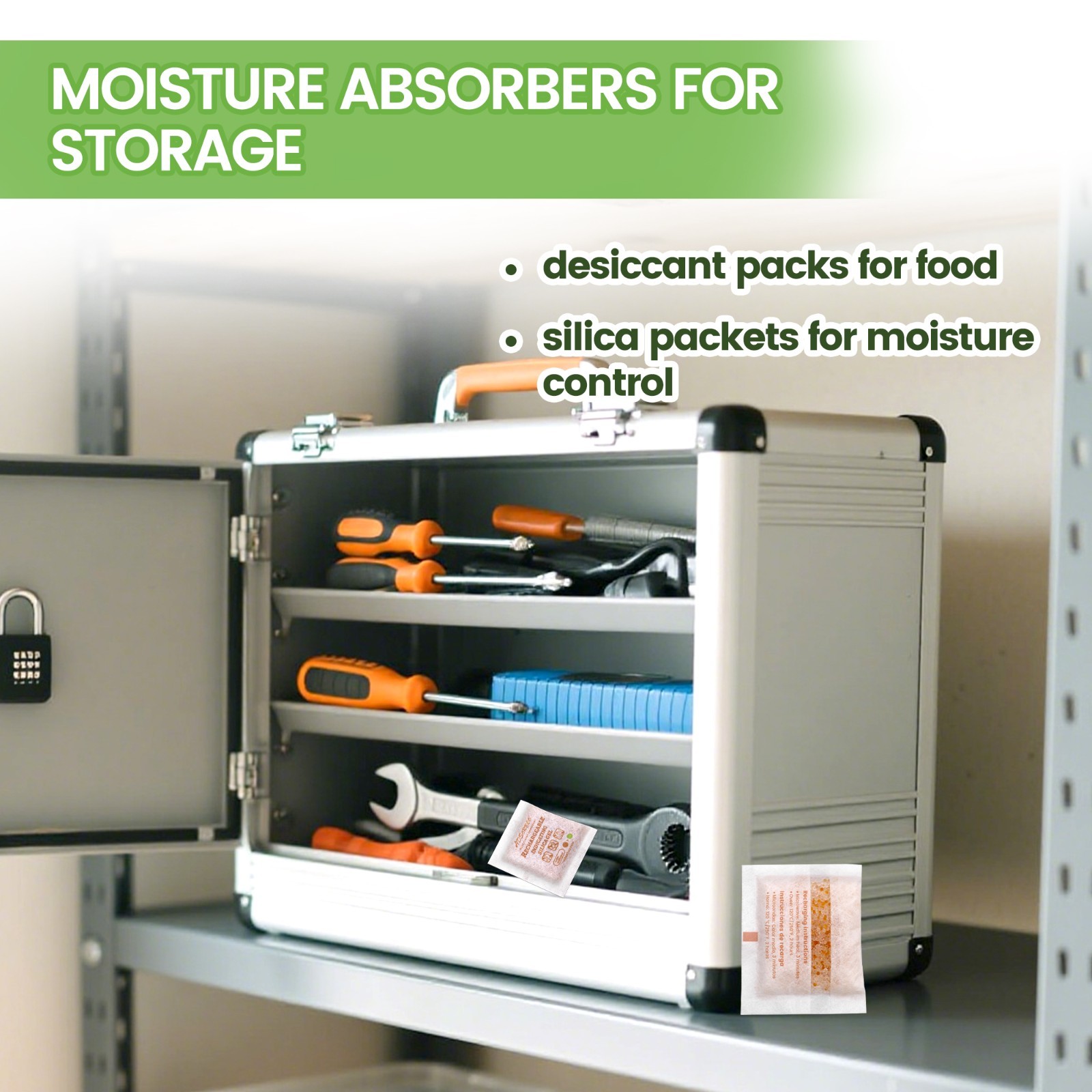 ADSorbco 20 Gram (15 Pack) Silica Gel Packets