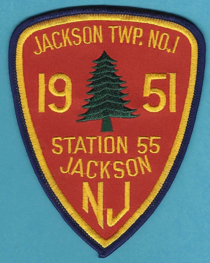 JACKSON TOWNSHIP NEW JERSEY FIRE RESCUE PATCH