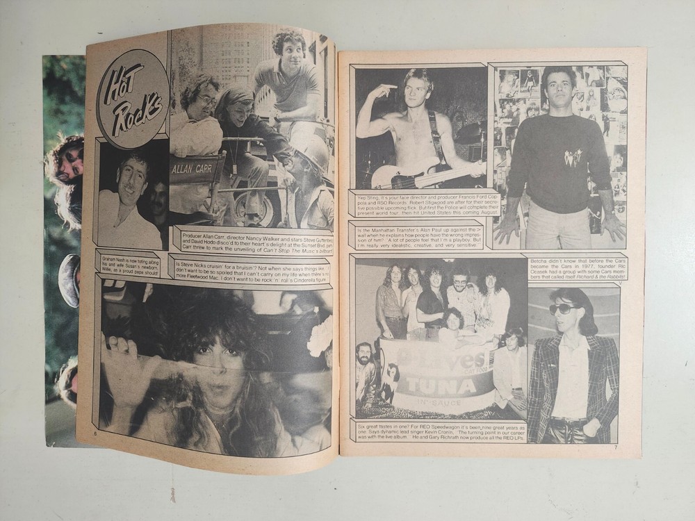 Tiger Beat Vintage 1980 Rock Magazine Van Halen KISS Cheap Trick Blondie POSTER