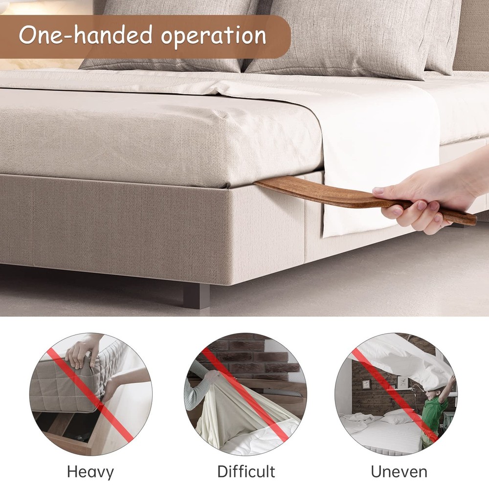 Mattress Lifter for Changing Sheets Bed Skirts, Bed Making Tool for Bed Makin...