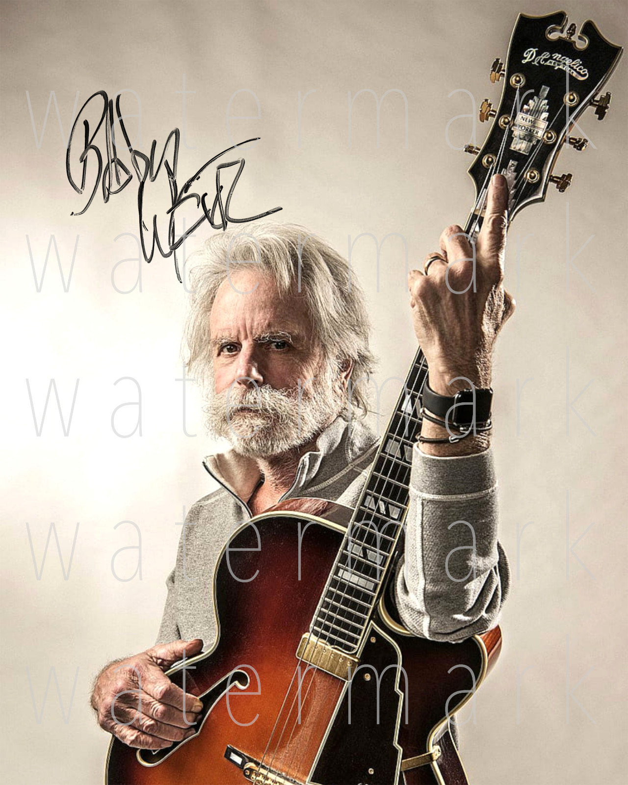 The Grateful Dead signed Bob Weir 8X10 poster print photo autograph RP