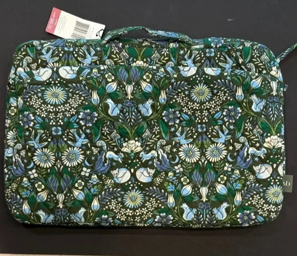 Vera Bradley Enchanted Woodland Laptop Bag NWT