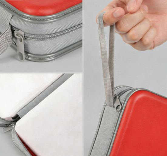 Red 96-Disc CD/DVD Storage Case