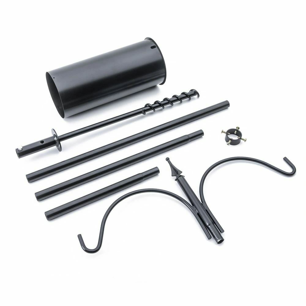 Erva 2 Arm Pole System and Squirrel Baffle With Twist in Ground Socket 60" Ta