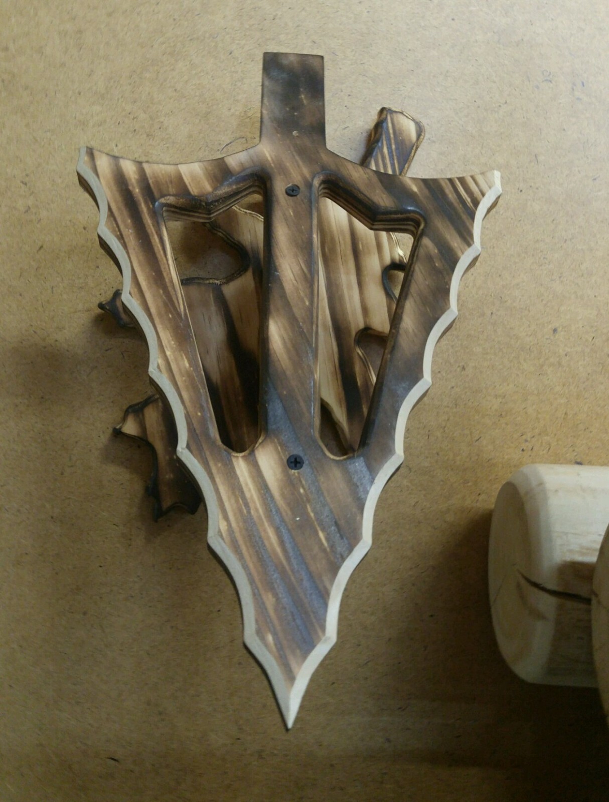 solid wood taxidermy European skull mount deer plaque deer head trophy hanger