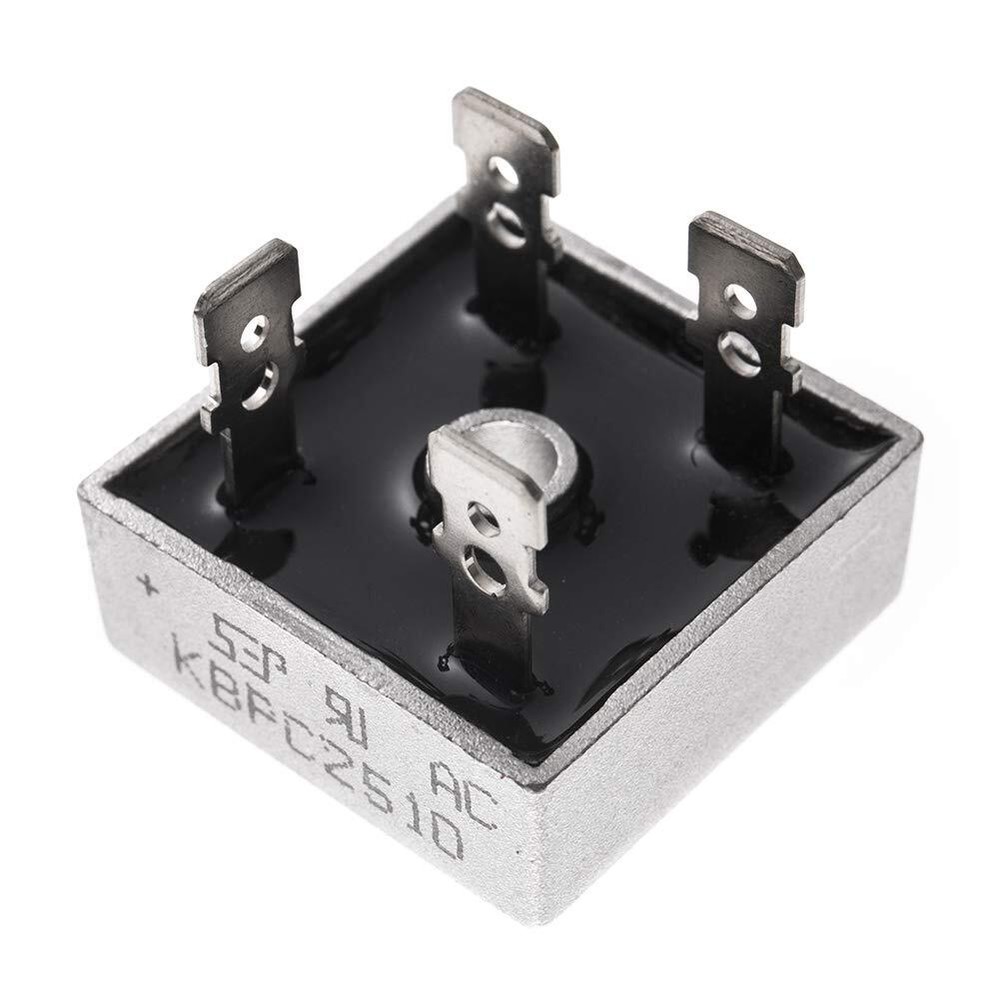 5pcs Kbpc2510 2510 Bridge Rectifier Diode 25a 1000v Single Phase Full Wave Elect
