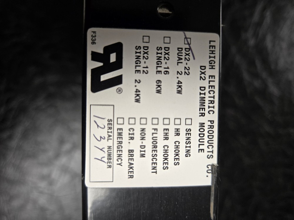 Lehigh Electric Products Dx2 Dimmer Module