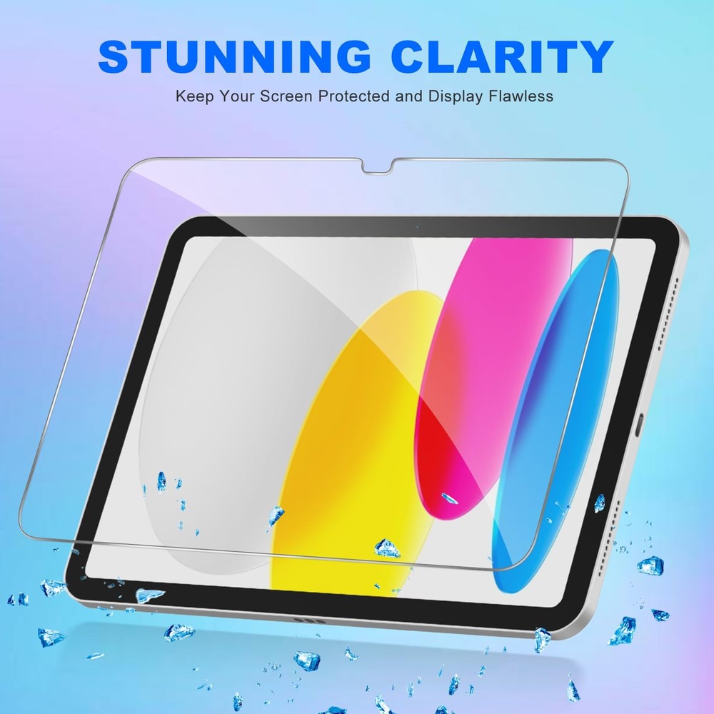 2 pack Screen Protector for iPad A16 11th Generation 2025 (11-inch) / 10th Gener