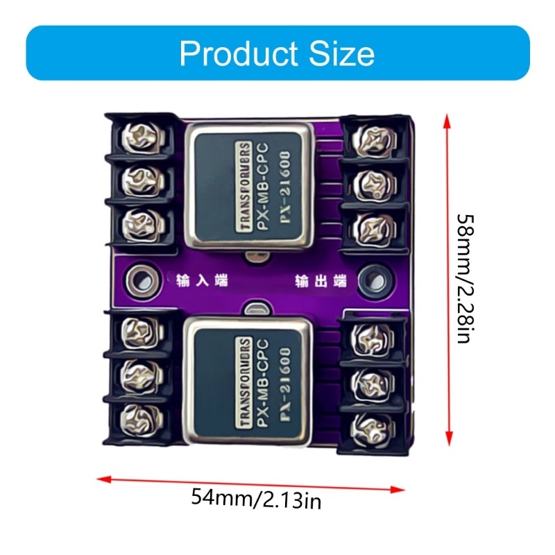 Sound Isolation Voltage Changer Balanced And Unbalanced Conversion Sound