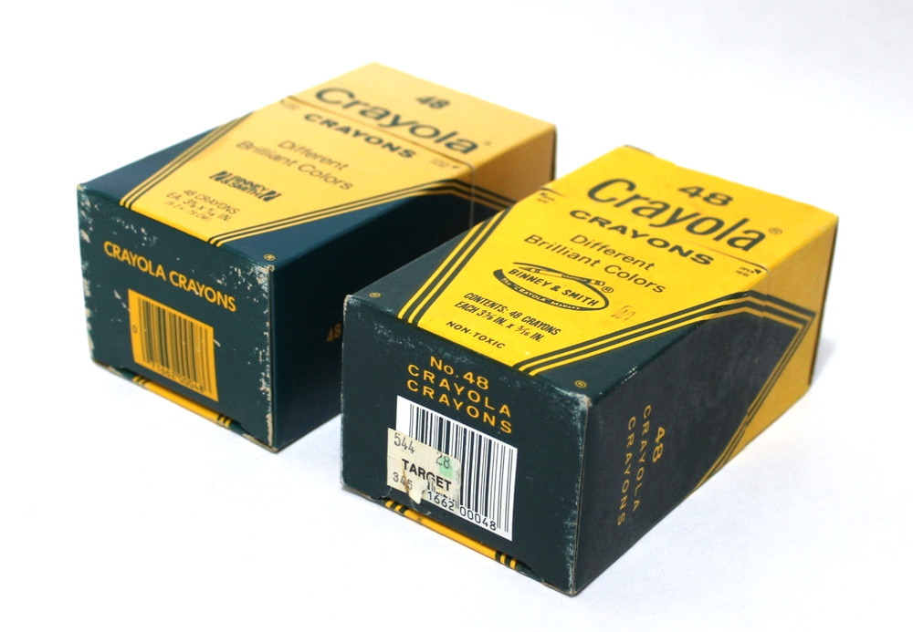 Vintage Crayola Crayons 48 Count Box Set 2