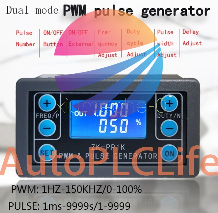 Dual Mode PWM Generator Pulse Generator Frequency Duty Cycle Adjustable Module M
