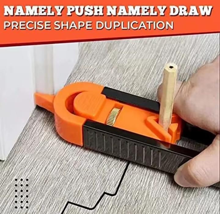 New Profile Scribing Ruler Contour Gauge with Lock Adjustable Locking Precise