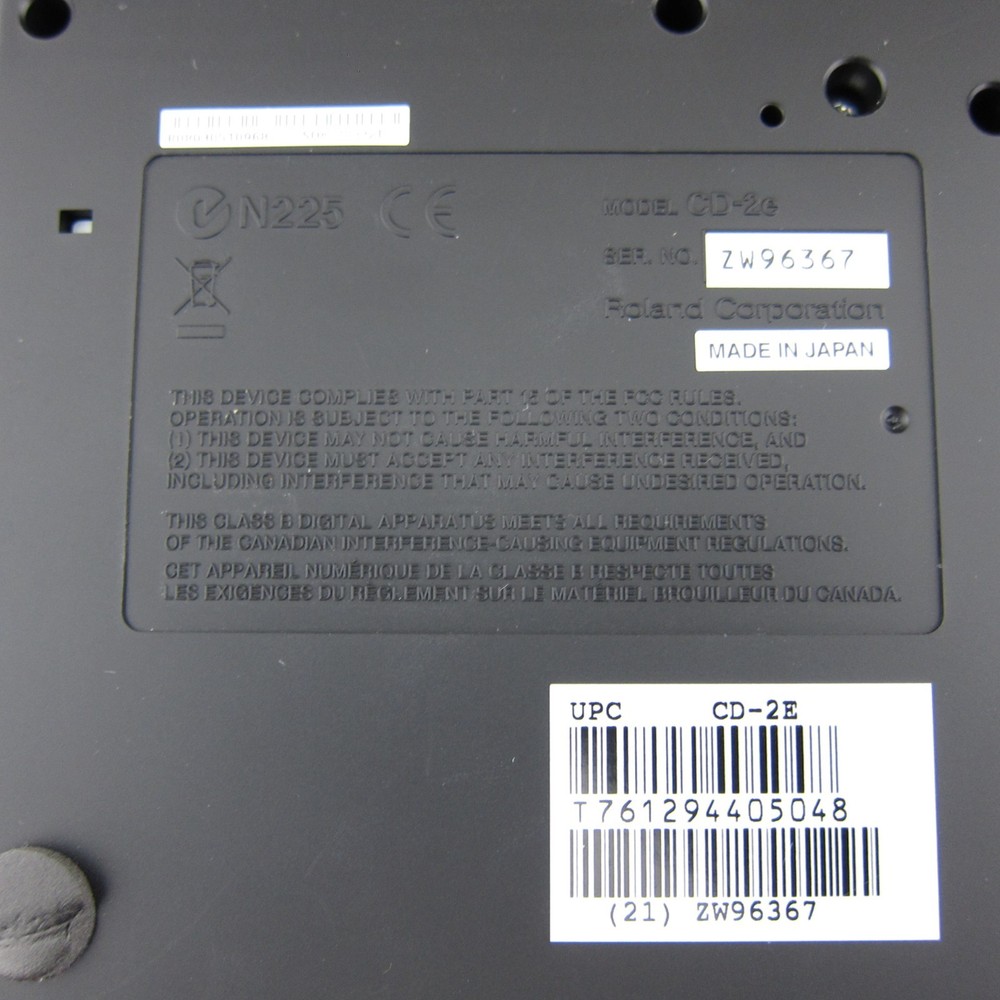 Roland CD-2e w/ 512mb SDcard, Manual, Adapter, Case, Remote Tested Working