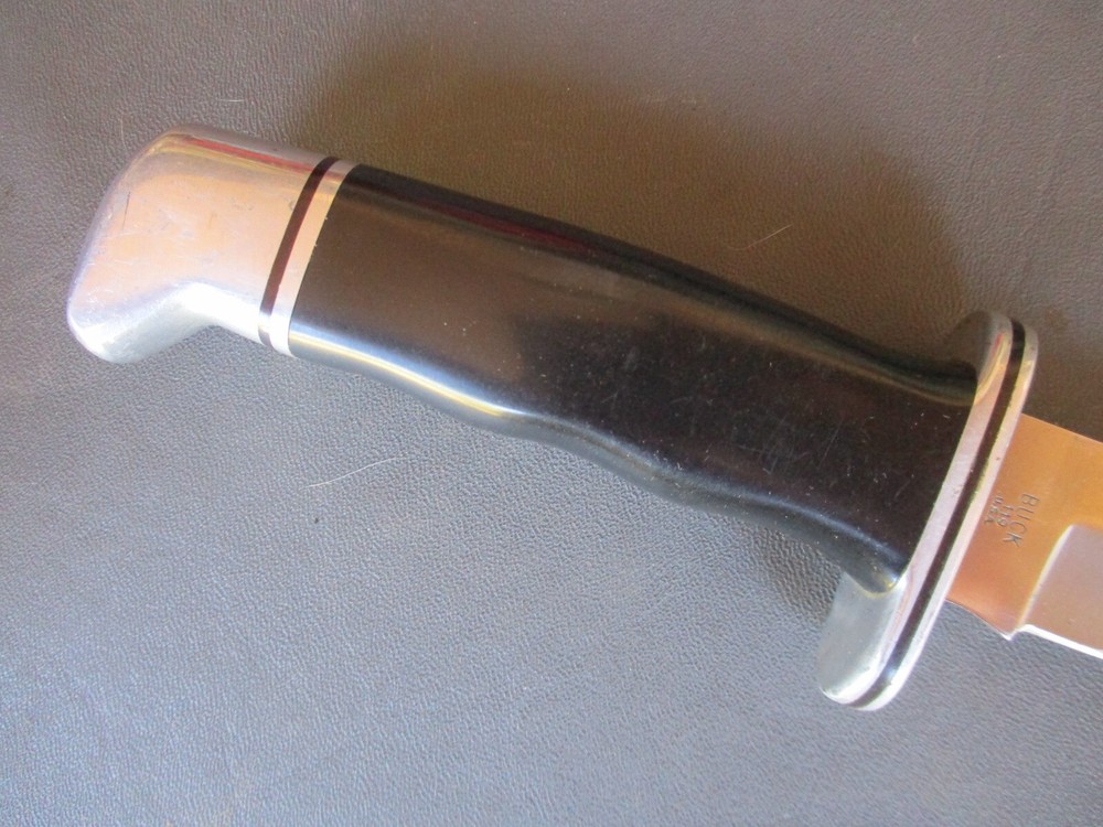 Vtg No Date Code BUCK MODEL 119 Fixed Blade Knife with Sheath