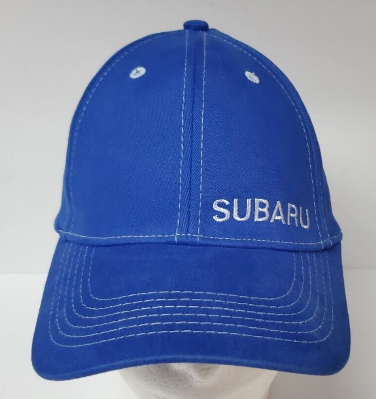 SUBARU Hat Cap Blue One Size Tek Flex Car Driver