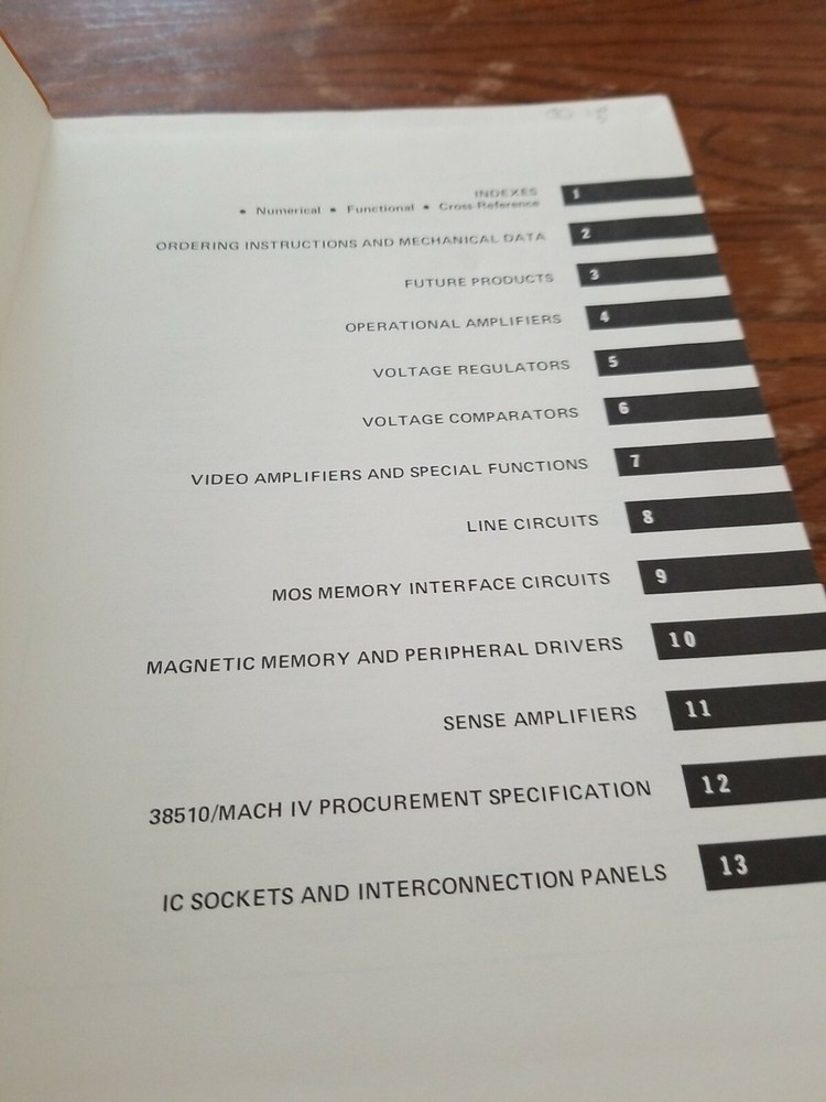 The Linear and Interface Circuits Data Book Texas Instruments 1st Edition 1973