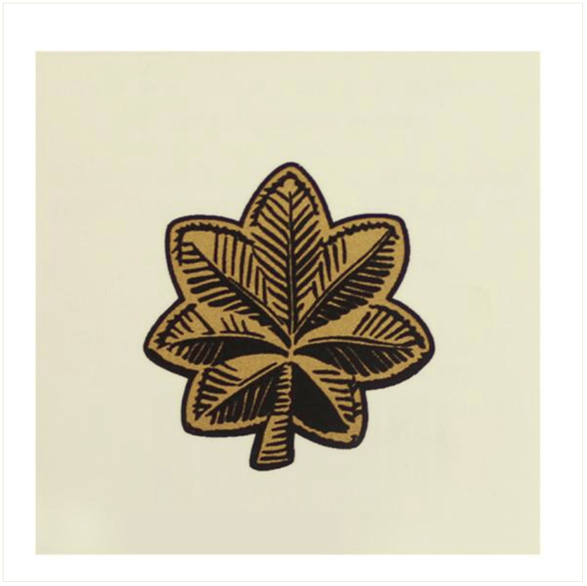 Vanguard NAVY CONSTRUCTION HAT DECAL: LIEUTENANT COMMANDER