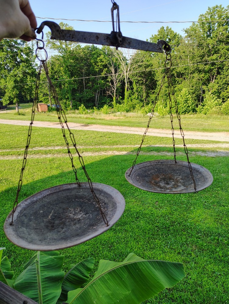 Big Rustic Equal-Arm Scale