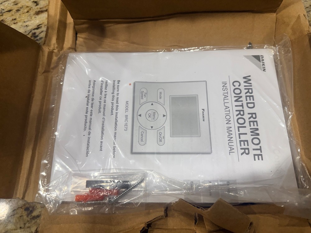 Daikin VRF Navigation Wired Remote Controller BRC1E73, New, Not-Opened