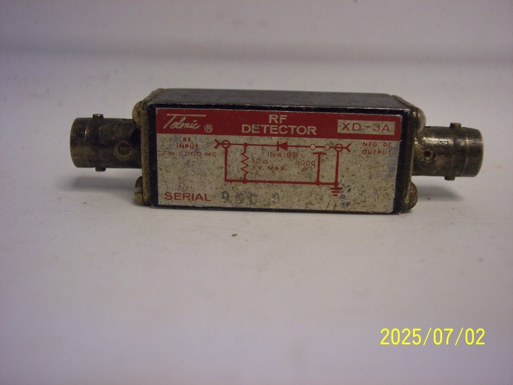 Telonic XD-3A RF Detector S/N 950